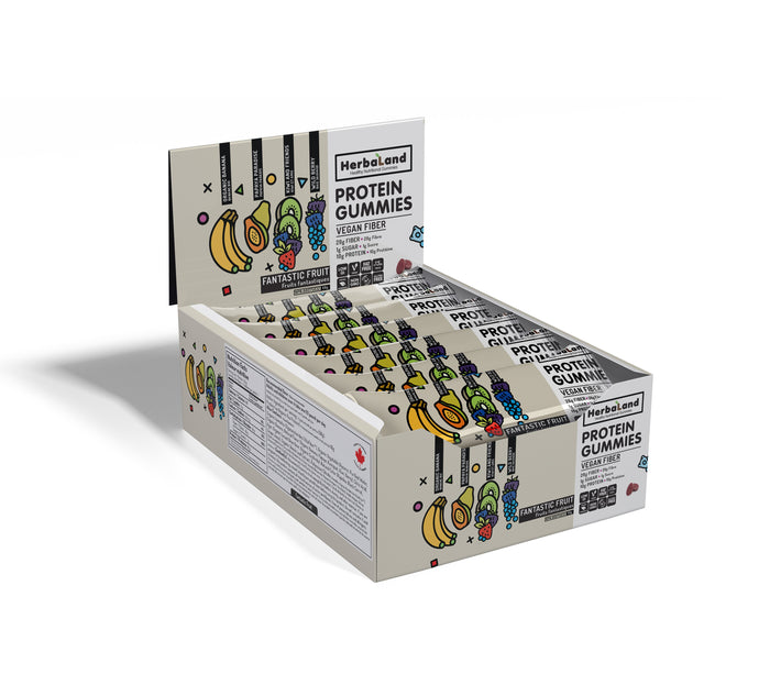 Protein Gummies: Fantastic Fruit (Case) - Herbaland 