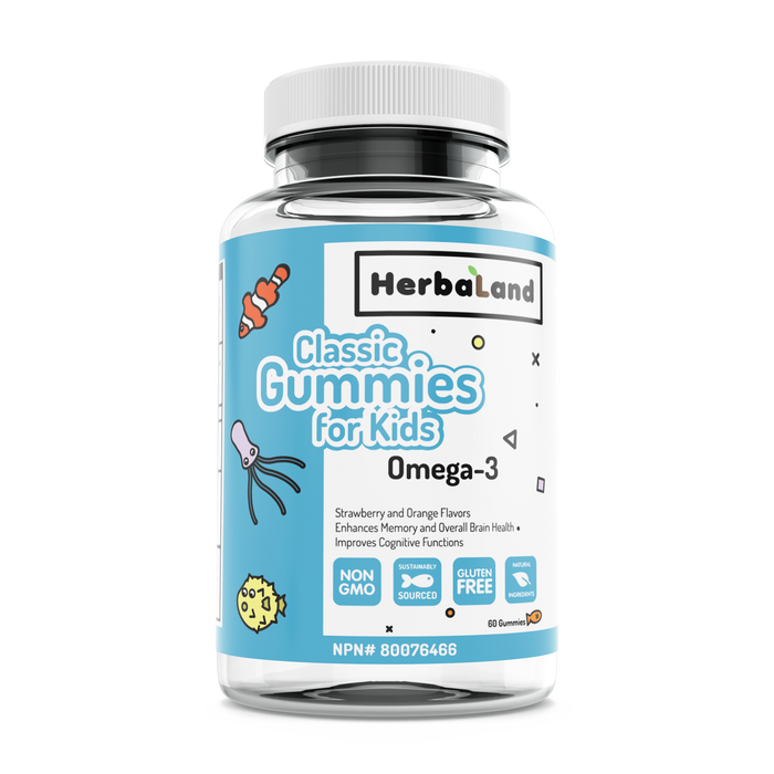 Classic Gummies for Kids: Omega 3 - Herbaland 