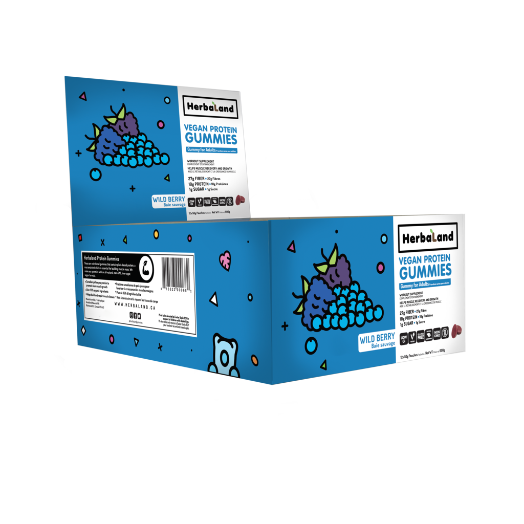 Protein Gummies (Case) - Herbaland 