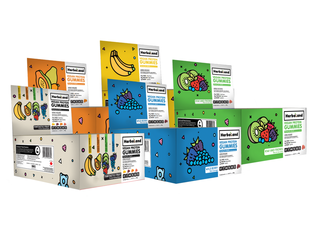 Protein Gummies (Case) - Herbaland 