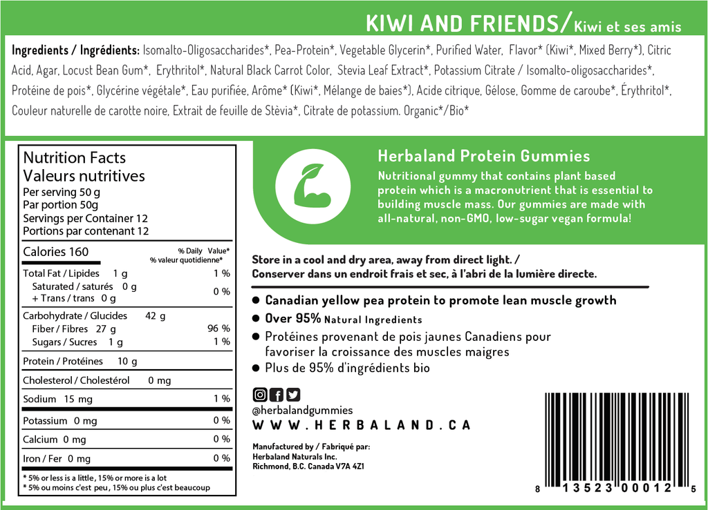 Protein Gummies - Big Bag - Herbaland 