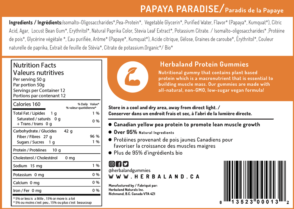 Protein Gummies - Big Bag - Herbaland 